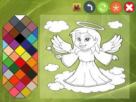 Angel coloring book syot layar 1