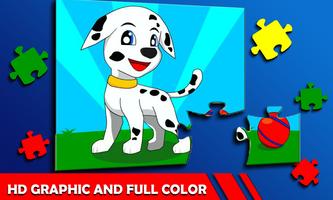 Jigsaw Puzzle Animal Cartoon Kids पोस्टर