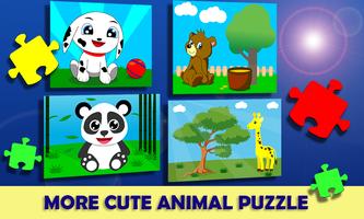 Jigsaw Puzzle Animal Cartoon Kids اسکرین شاٹ 1