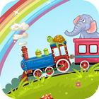 Animals Express Train for Kids icône