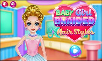 Baby Girl Braided Hairstyles Affiche