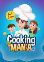 Cooking Happy Mania - Chef Kitchen Game for Kids Affiche
