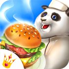 آیکون‌ Panda Cooking Restaurant: Fast Food Madness Game