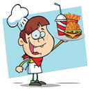 Burger combo meal cooking game APK
