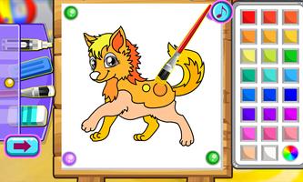 Pets Coloring Game capture d'écran 1