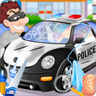 Police Car Wash icône