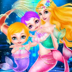 Mermaid Newborn Twins Care APK download