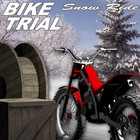 Bike Trial Snow Ride Zeichen