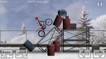 Bike Trial Snow Ride imagem de tela 1