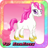 Cute pony care – girl game icon