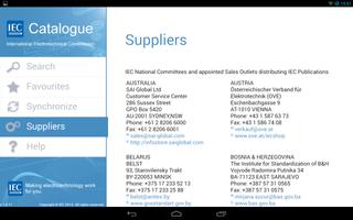 IEC Catalogue screenshot 3