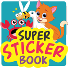 آیکون‌ Super Sticker Book - Hewan