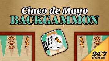 Cinco de Mayo Backgammon plakat