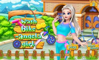 Wash Bike Angela Girl poster