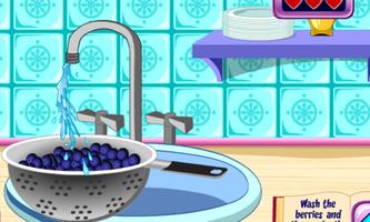 Blueberry pie - cooking games Ekran Görüntüsü 1