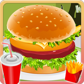 Cooking Hamburger Kitchen Game icon