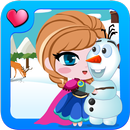 Princess Catch Frozen Snowman-APK