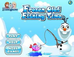 Fishing With Frozen Snowman poster
