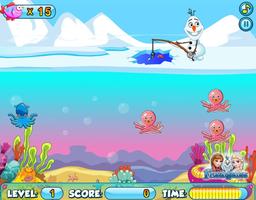 Fishing With Frozen Snowman screenshot 1
