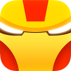 Superhero logo quiz icon