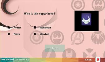 Superhero logo quiz screenshot 1