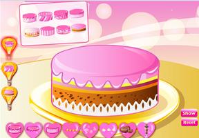 Dekorieren Cake Spiele Mädchen Plakat