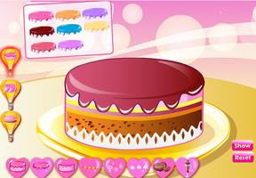Dekorieren Cake Spiele Mädchen Screenshot 1