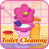 toilet membersihkan permainan perempuan