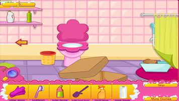 トイレ掃除ゲーム女の子 スクリーンショット 1
