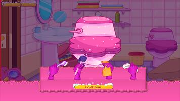 トイレ掃除ゲーム女の子 スクリーンショット 2