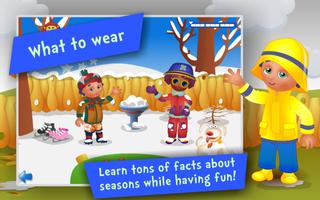 Seasons! Kids Learning games 스크린샷 1