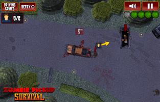 Zombie Pickup Survival اسکرین شاٹ 1