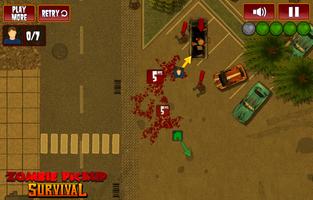 Zombie Pickup Survival اسکرین شاٹ 2