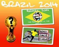 BRAZIL 2014 - FIFA WORLD CUP الملصق