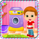 Little Kid Washing Clothes APK