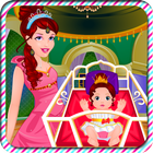 принцесса родит игры иконка