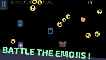 Emojis in Space - Retro Game تصوير الشاشة 1