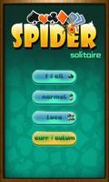 spider Solitaire juego cartas plakat