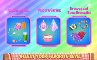 Cute Unicorn Welcome Party imagem de tela 3