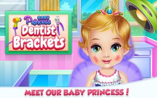 Baby Princess Dentist Brackets الملصق