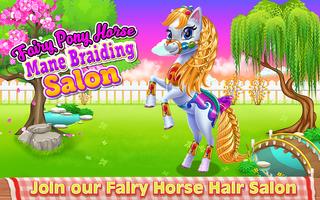 Pony Horse Mane Braiding Salon Plakat