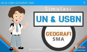 UN & USBN Geografi SMA/MA 海報