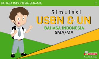 پوستر USBN & UN Bahasa Indonesia SMA