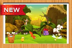 Poster Farm Animals Differences Game