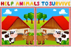 Nature and Animals Differences plakat