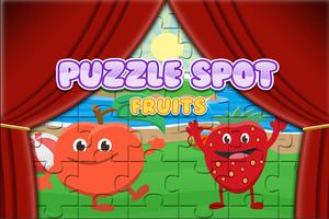 Poster Fruit Jigsaw for Toddlers