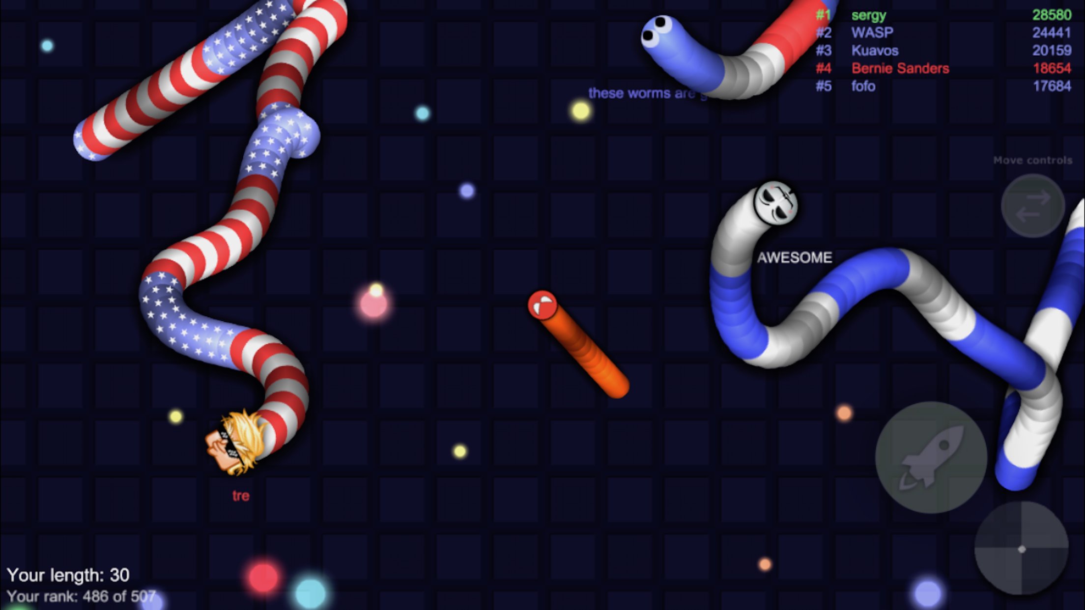 Android 用の スリザリオ ミミズいおゲーム Apk をダウンロード