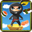 Ninja eat sushi