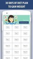 برنامه‌نما Weight gain: diet & exercises عکس از صفحه
