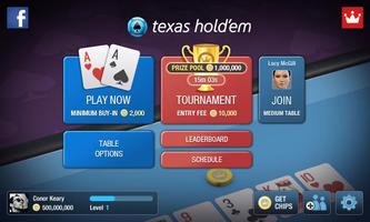 Texas Hold'em Poker by Yazino اسکرین شاٹ 1
